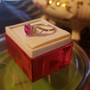 no brand Jewelry - 925 silver pink topaz with diamonds no brand Jewelry - 925 silver pink topaz with diamonds